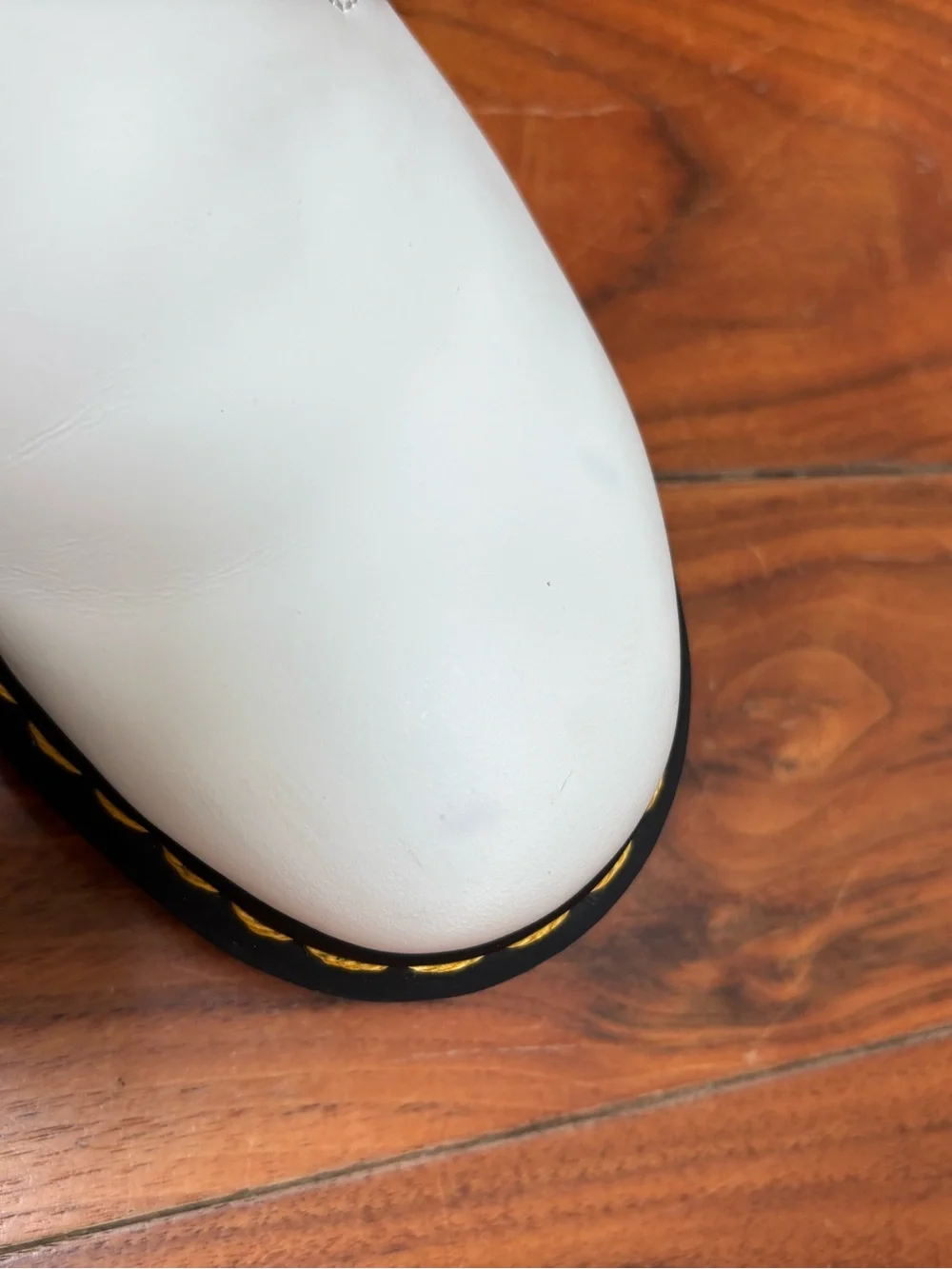 Dr. Martens 2976 Chelsea Boot in White Smooth 6